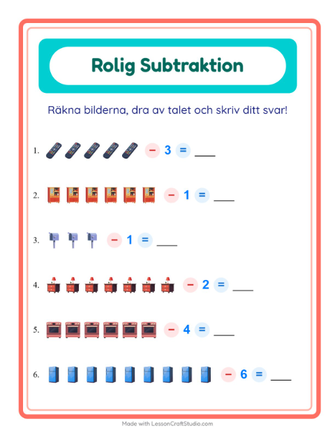 Bild minus siffra – Runt huset